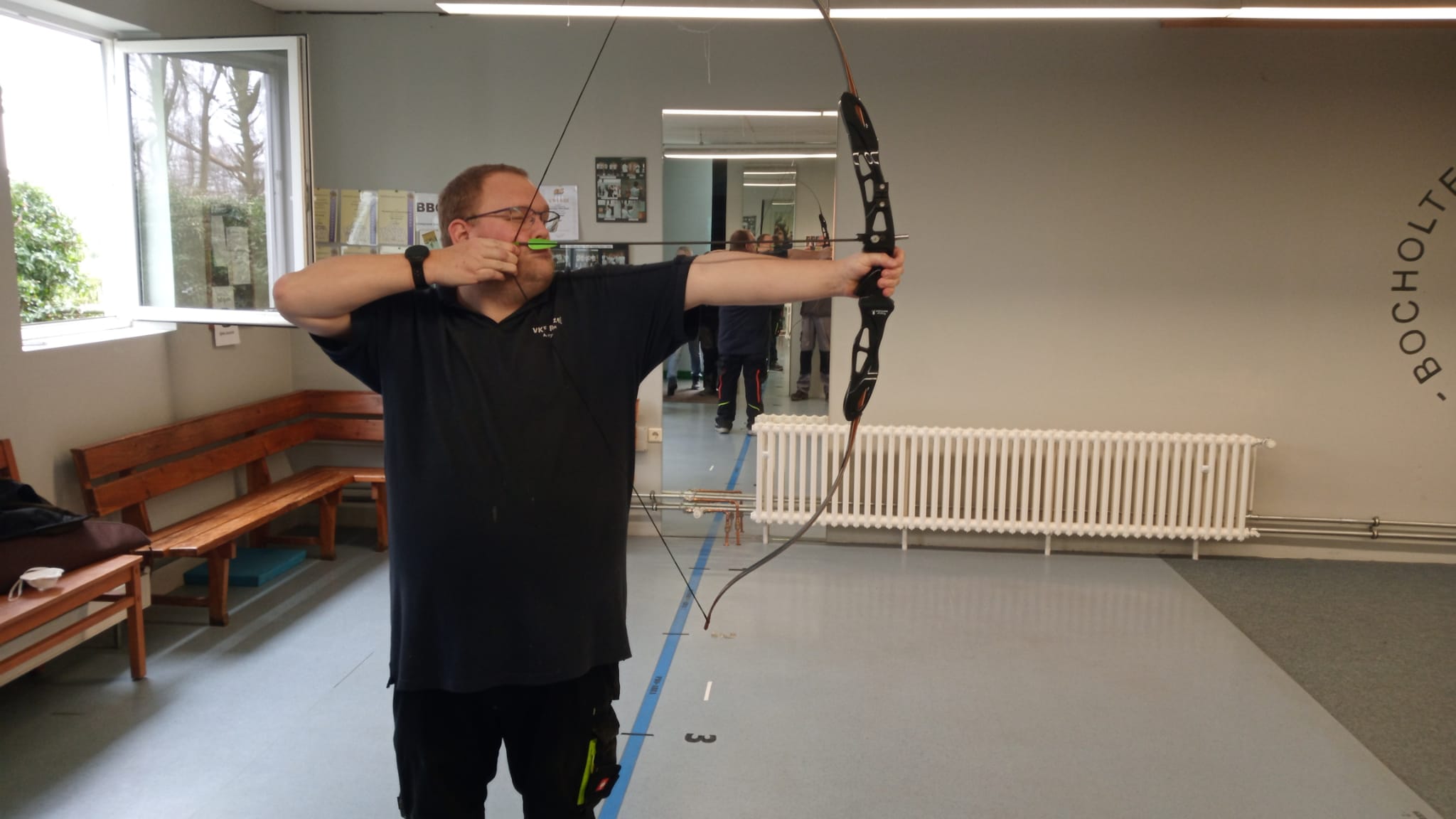 erstePfeile neueWand Halle 3